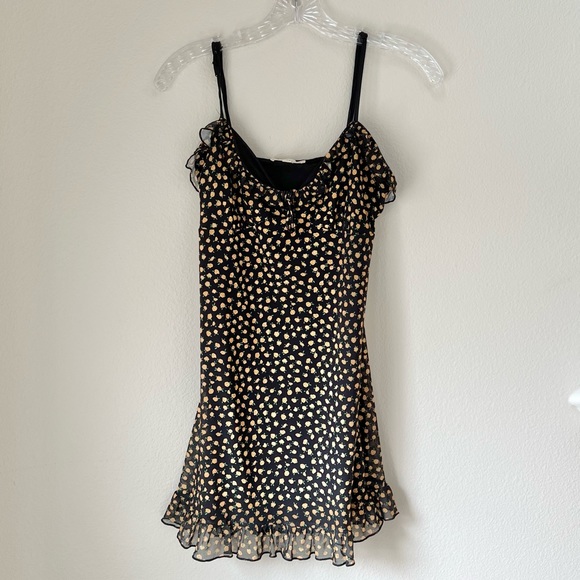 Black Floral Dress - L.A. Hearts | PacSun - Picture 1 of 4